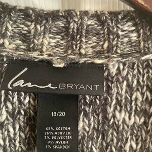 Lane Bryant Long open Cardigan